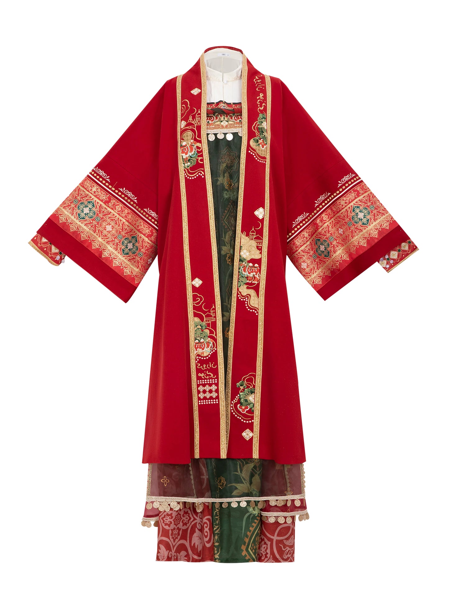 Snow Flame 雪焰 - Modern Tang Dynasty Dunhuang Festive Outfit