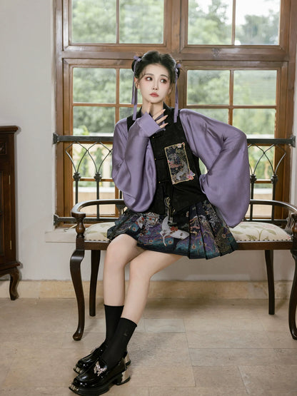 Ming Dynasty Modern Hanfu and Mamianqun, Xianlu Shadow 仙麓影