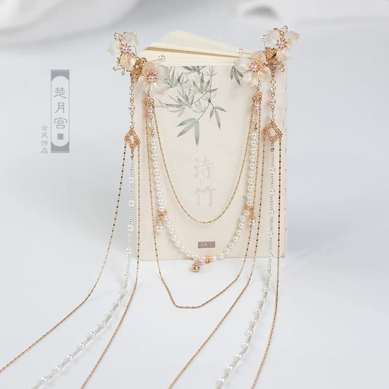 Back Hair Pin: Hibiscus