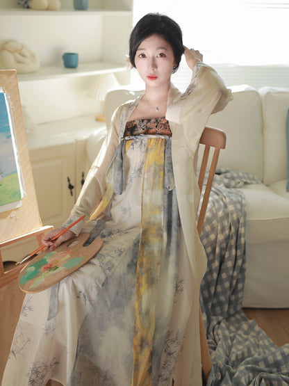 Zhou Meng 周梦 - Tang Dynasty Qixiong Ruqun Style Modern Dress