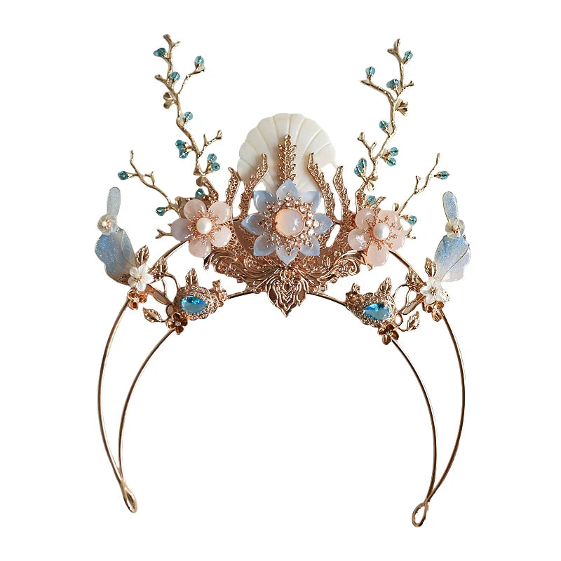 Hanfu Hair Accessories Set: Bihai Ballad