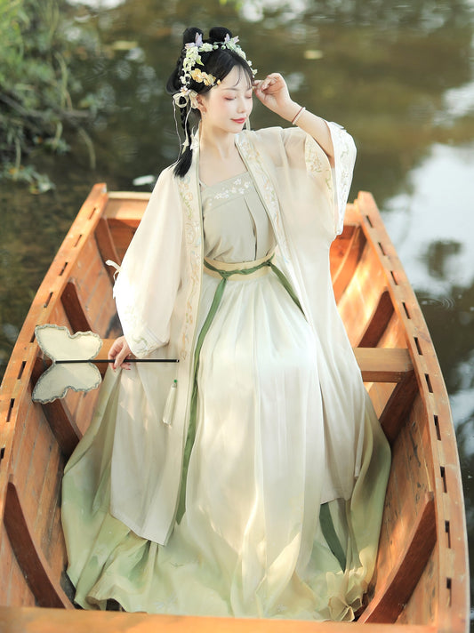 Qinghuan 清欢 - Song Dynasty Style Qiyao Ruqun Hanfu