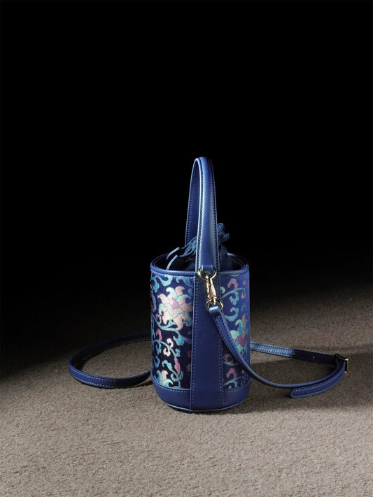 Lady Yang Sapphire Bucket Bag for Women