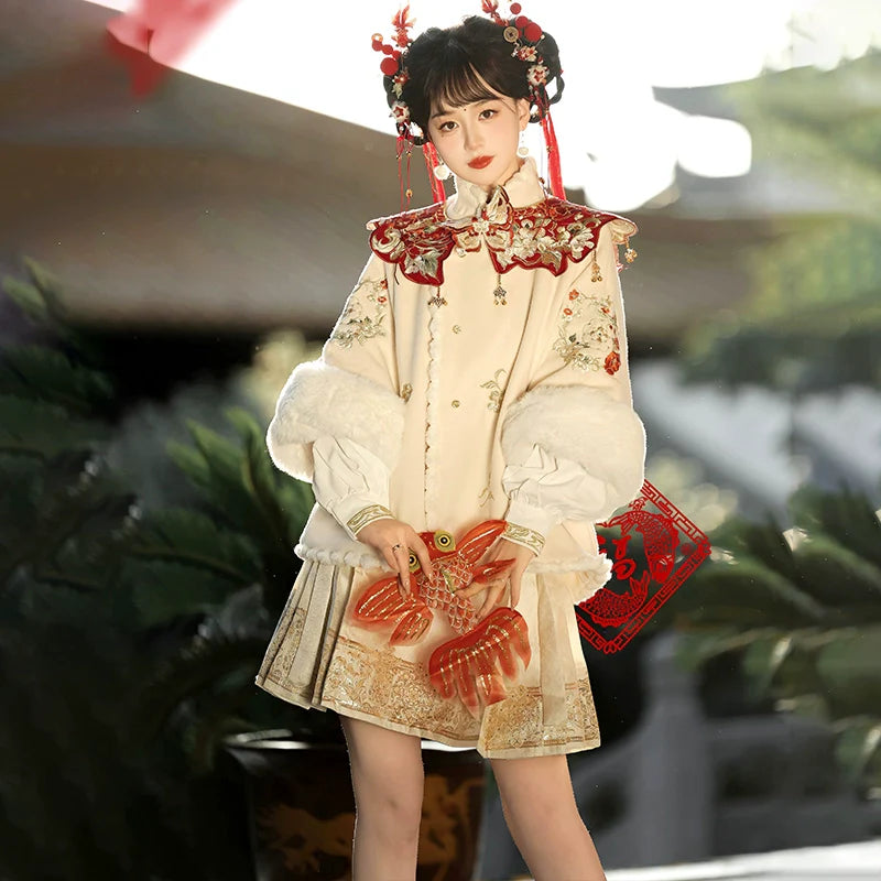 Ming Dynasty, Mamianqun, Modern Hanfu, Sparkle