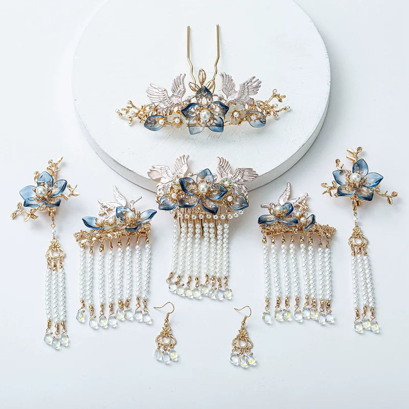 Hanfu Hair Accessories Set: Starlight