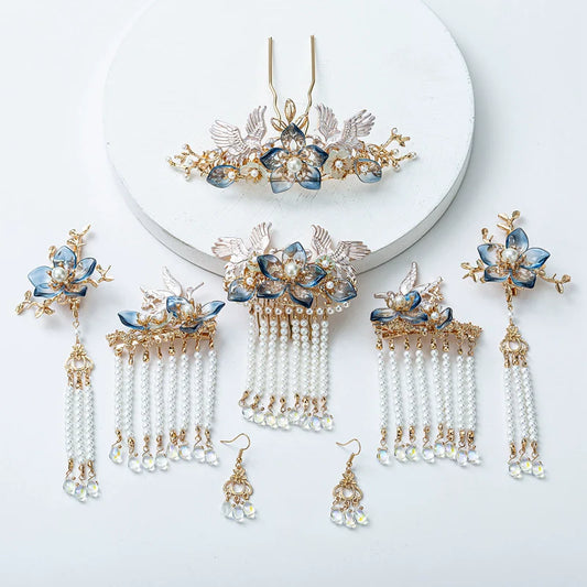 Hanfu Hair Accessories Set: Starlight