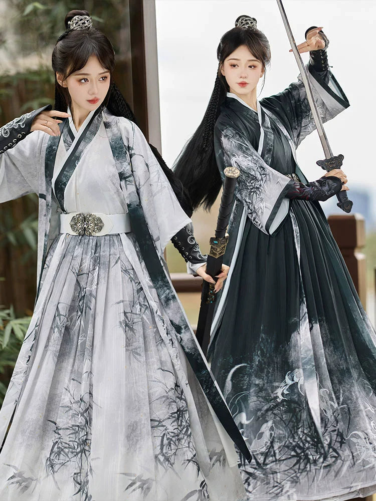 Wei Jin Wuxia Style Qiyao Ruqun - Seeking Tranquility 寻幽