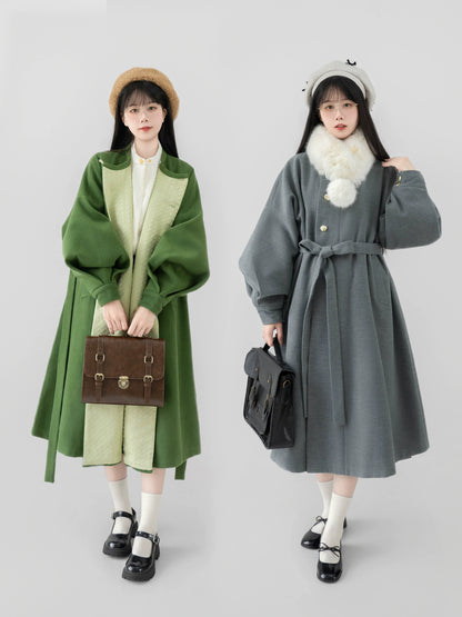 Lyric Poetry 抒情诗 - Modern Hanfu Robe, Woolen Coat