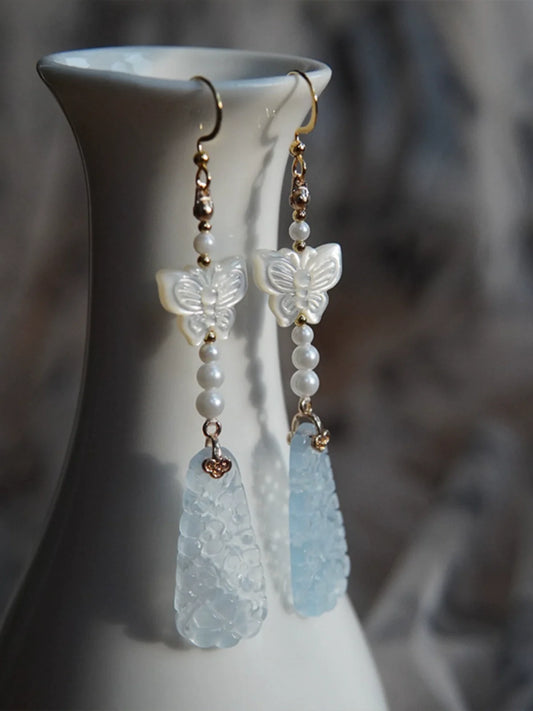 Qing Butterfly Chinese Style Earrings