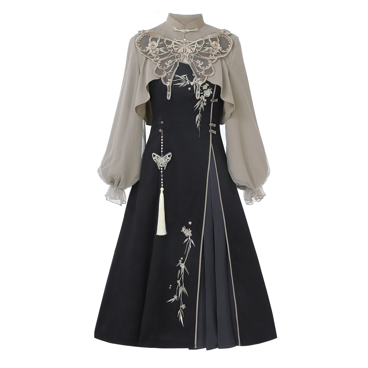 Butterfly Ash 蝶烬 - New Chinese Style Summer Sundress