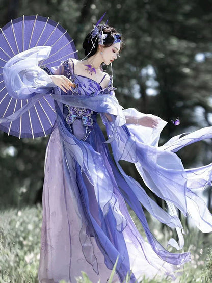 Night Butterfly - Wei Jin Style Qiyao Ruqun