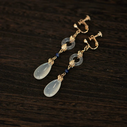 Teardrop Chinese Style Earrings