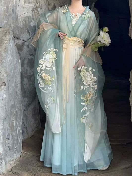 Jade Lotus 玉莲 - Wei Jin Fairy Style Qiyao Ruqun