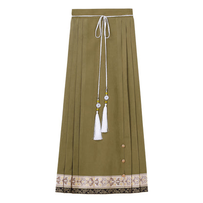 Golden Osmanthus 金桂词 - Modern Ming Dynasty Hanfu with Mamianqun