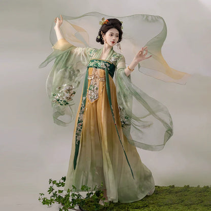 Chaohua 朝华 - Tang Dynasty Style Qixiong Ruqun