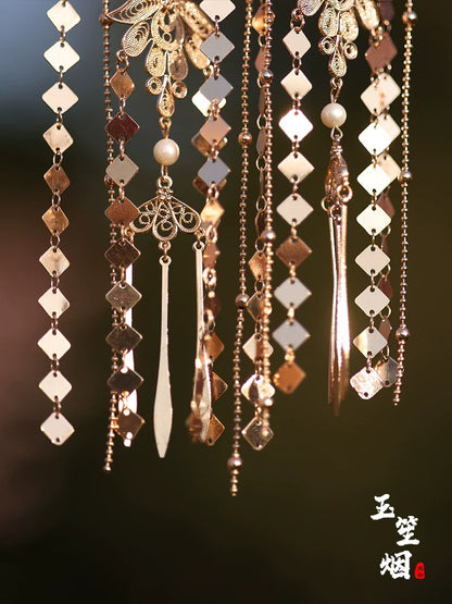 Hair Pins: Golden Falls