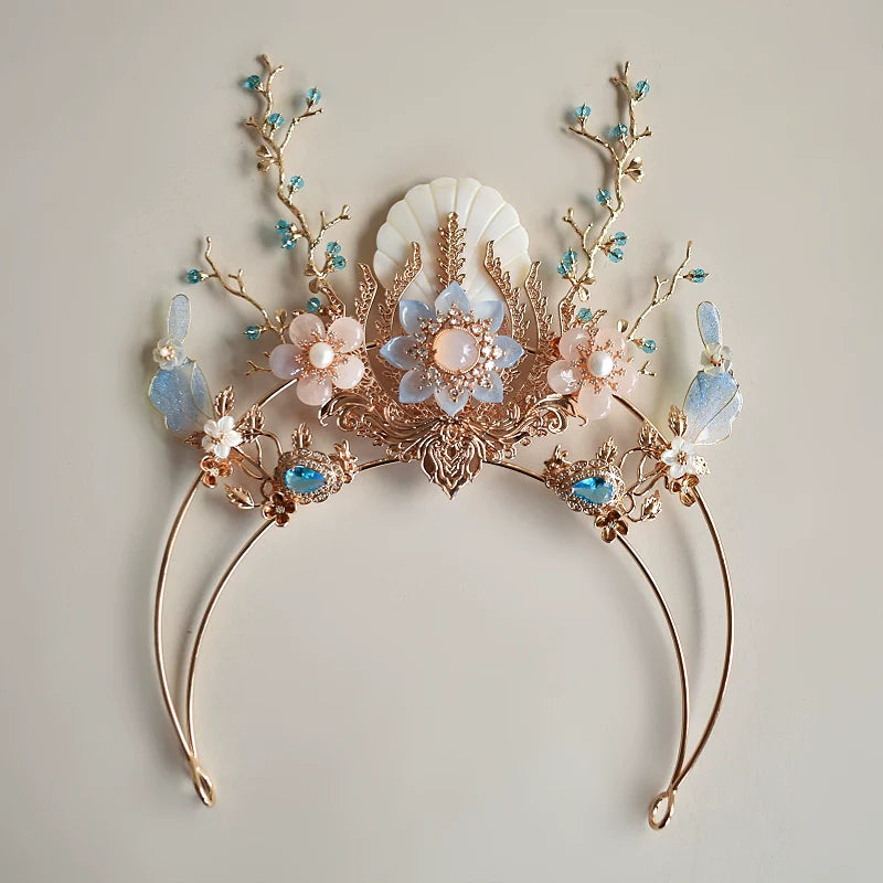 Hanfu Hair Accessories Set: Bihai Ballad