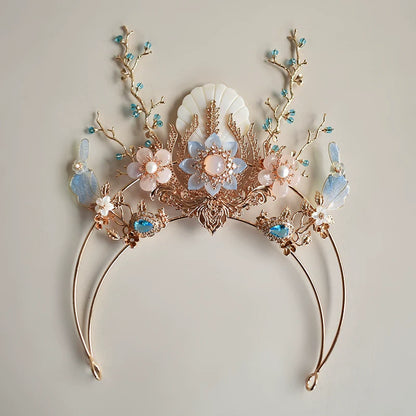 Hanfu Hair Accessories Set: Bihai Ballad