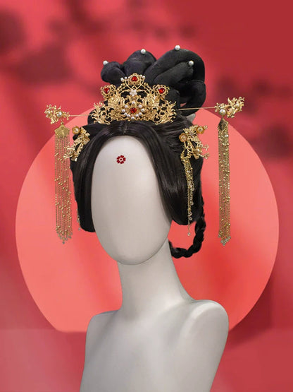 Hibiscus - Chinese Style Hair Wig for Hanfu