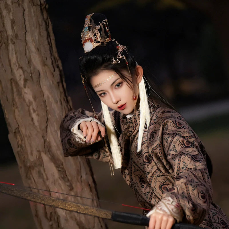 Hanfu Hair Accessories Set: Jiugao