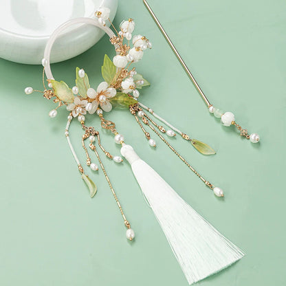 Back Hair Pin: Lily of the Valley