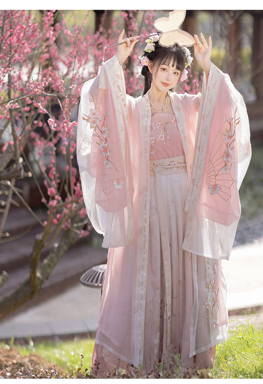 Cherry Blossoms - Song Dynasty Style Qiyao Ruqun Hanfu