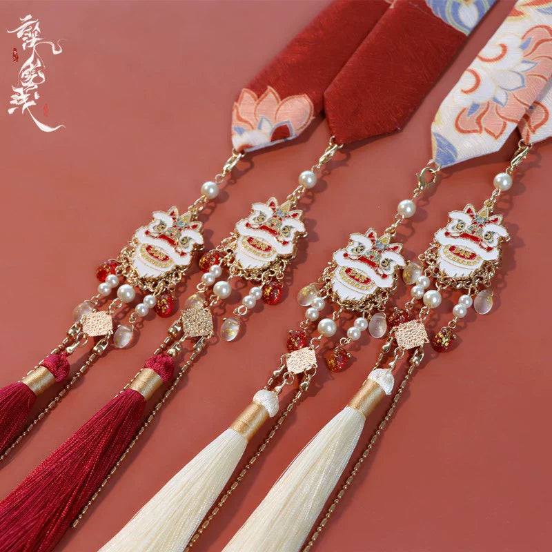Hair Ties: Chinese Lions