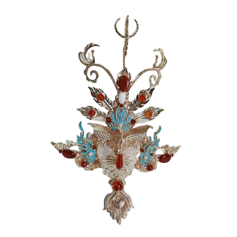 Hanfu Hair Accessories Set: Falling Purple Smoke