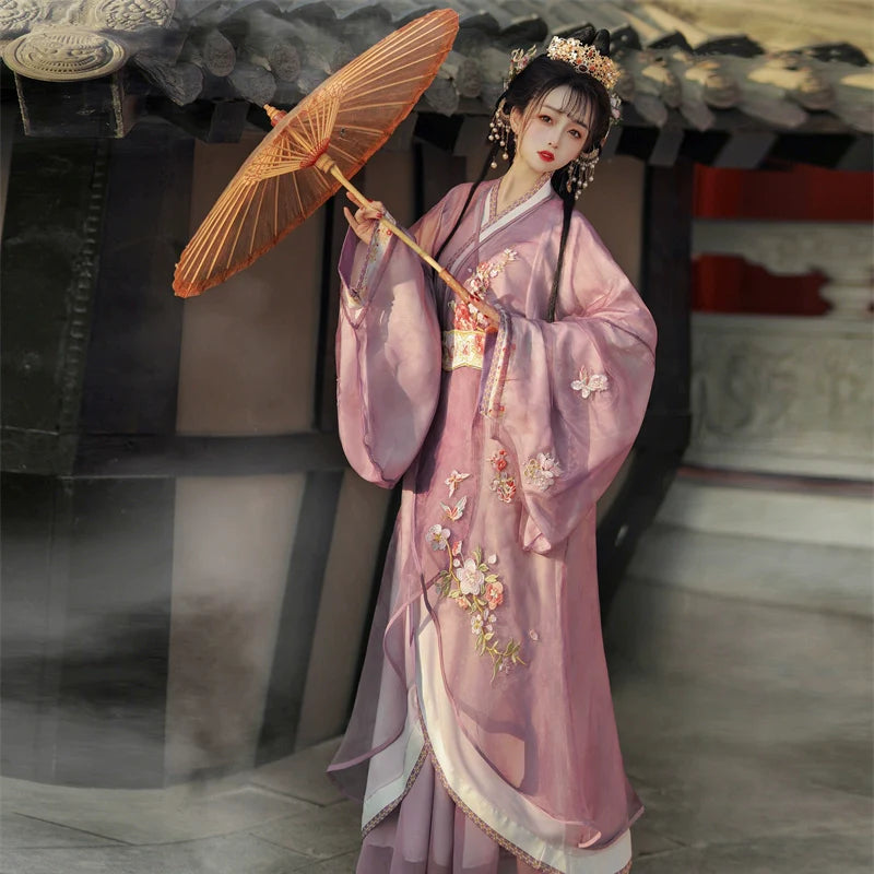 Dancing Fairy - Warring States and Han Dynasty Straight Hem Robe
