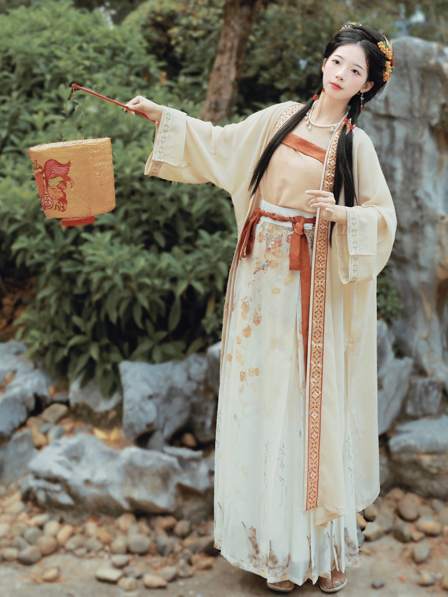 Persimmon 橙柿 - Song Dynasty Style Qiyao Ruqun Hanfu