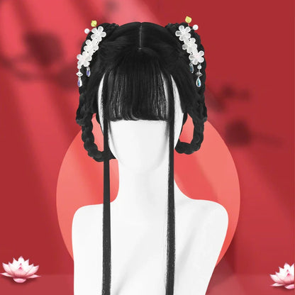 Jade Brocade - Chinese Style Hair Wig for Hanfu