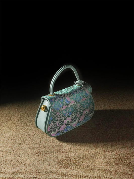 Court Feast Song Brocade Crossbody Shoulder Bag for Women