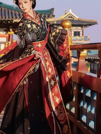 Star Goddess 星神 - Wei Jin Goddess Style Qiyao Ruqun Mythology Costume (Preorder)