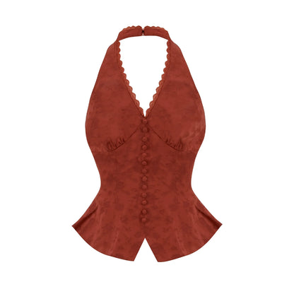 Ming Dynasty Modern Hanfu, Mamianqun, Bonfire 一信笺春