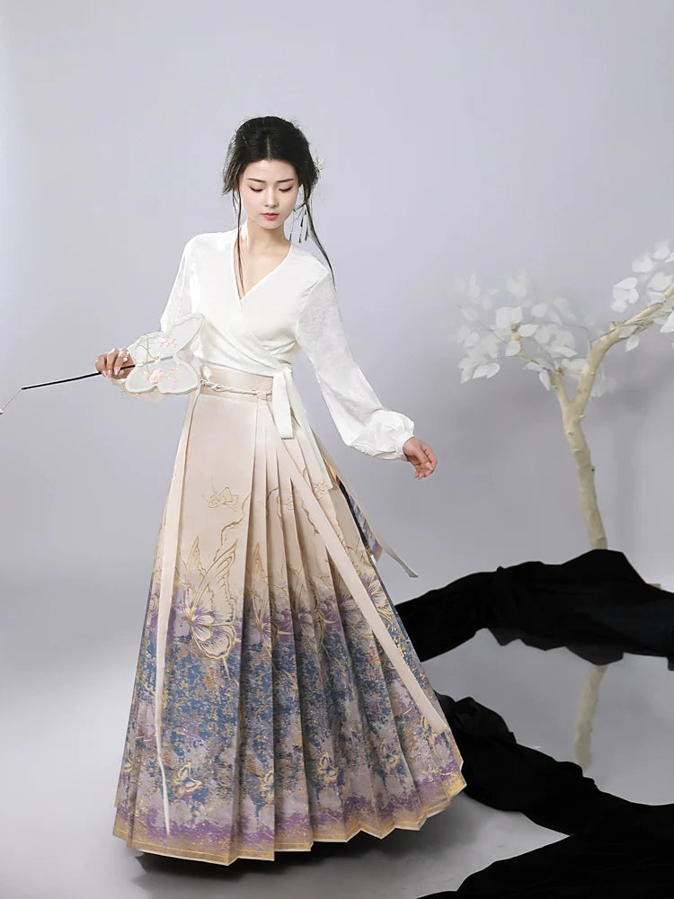 Ming Dynasty Modern Hanfu, Mamianqun, Dainty Flight 小蝴蝶