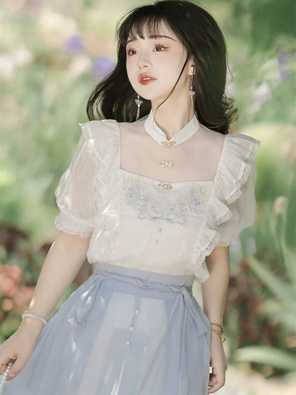Heart of the Ocean - New Chinese Style Romantic Outfit