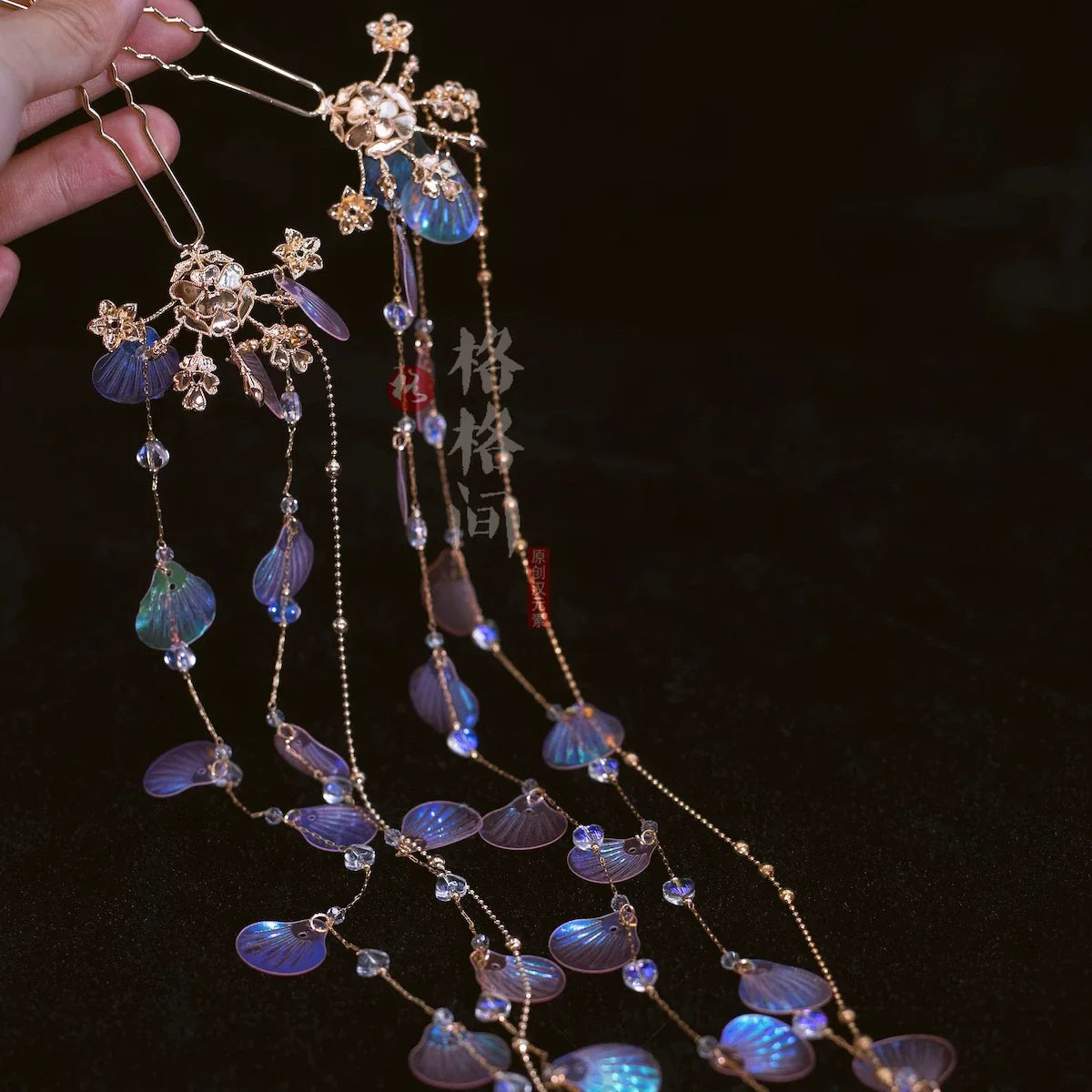 Hair Pins: Pink Mermaid