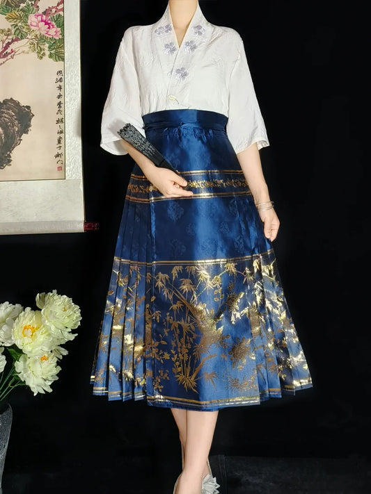 Golden Bamboo - New Chinese Style Ming Dynasty Hanfu