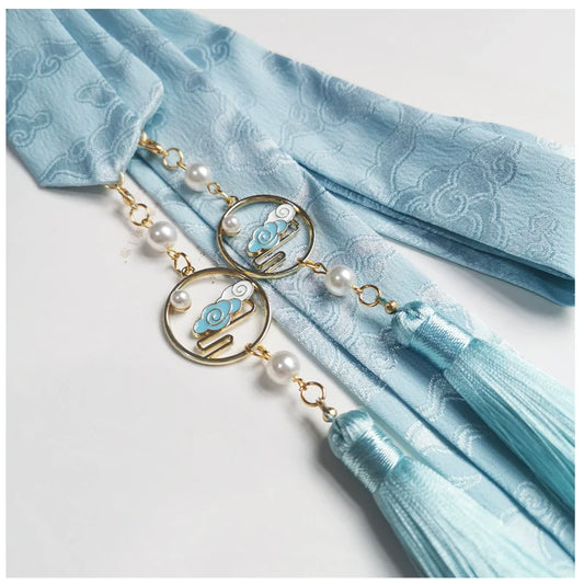 Hair Ties: Floating Clouds