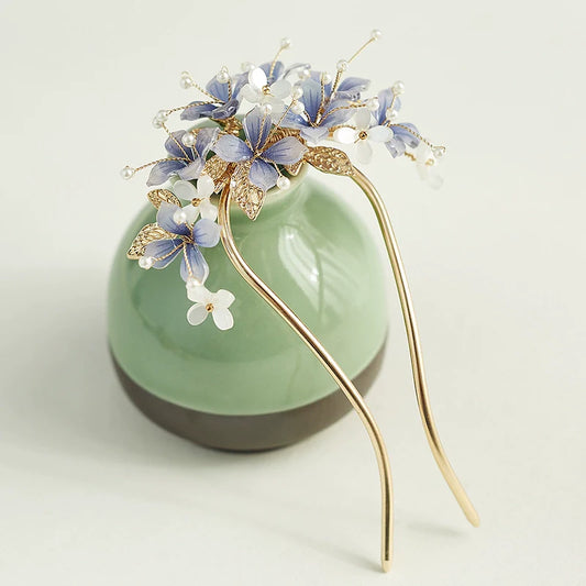 Hair Pin: Hydrangea