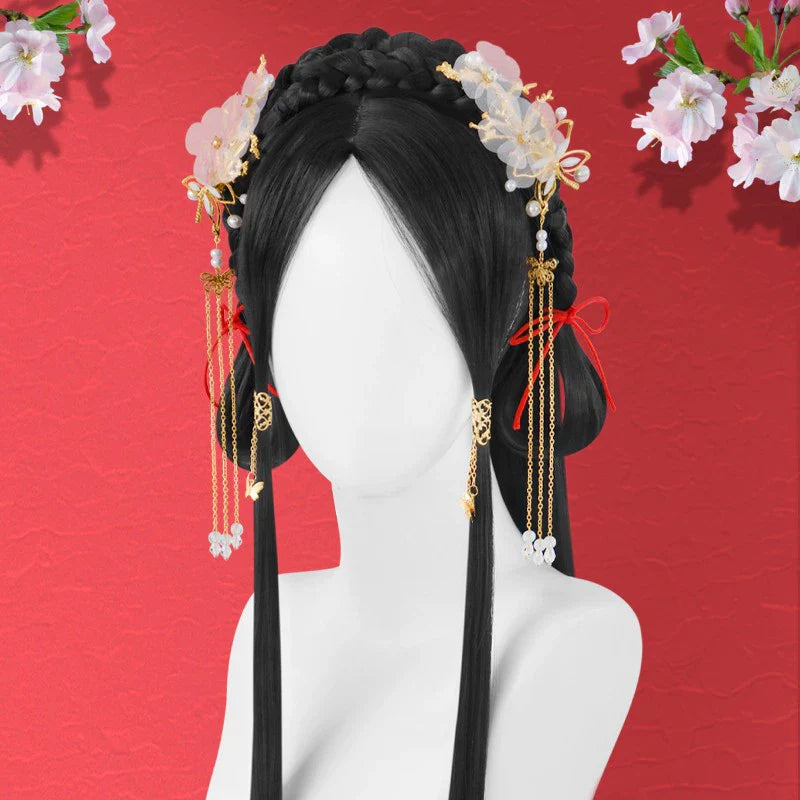 Snowy Fragrance - Chinese Style Hair Wig for Hanfu