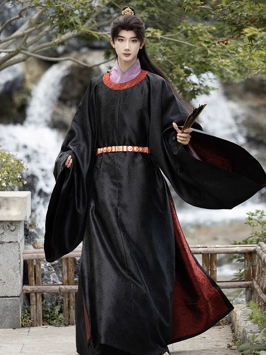 Song Dynasty Round Collar Robe - Fang Yi 方夷
