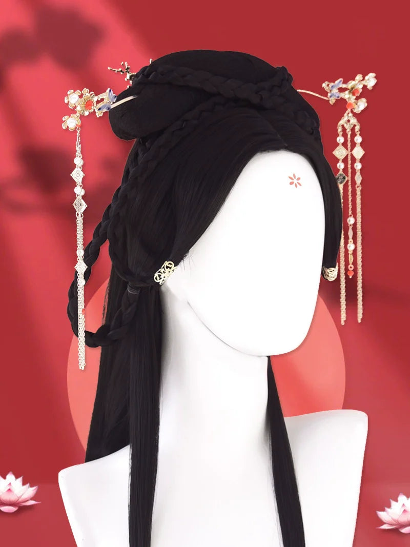 Soulful Beauty - Chinese Fairy Style Hair Wig for Hanfu
