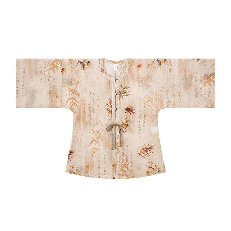 Autumn Scroll 随己欢 - Ming Dynasty Inspired Sundress (Preorder)