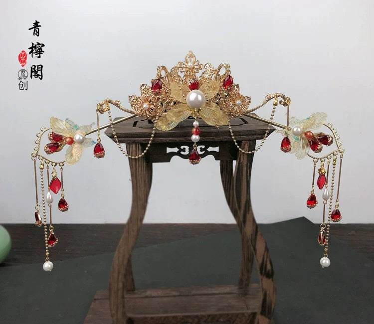 Hanfu Hair Accessories Set: Linyu