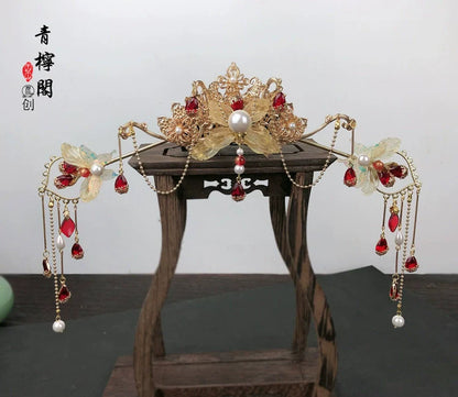 Hanfu Hair Accessories Set: Linyu