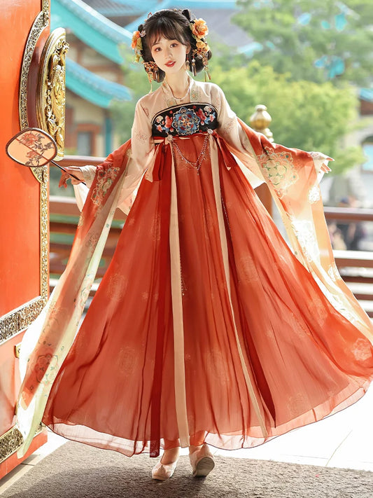 Yurong 玉蓉 - Tang Dynasty Style Qixiong Ruqun