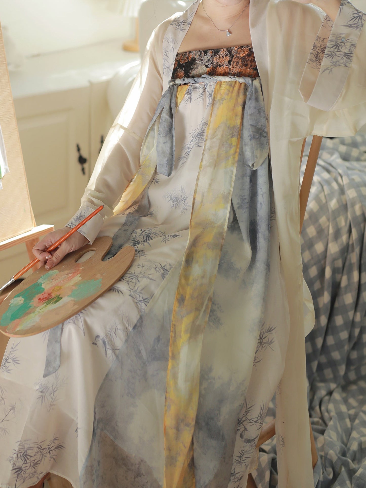 Zhou Meng 周梦 - Tang Dynasty Qixiong Ruqun Style Modern Dress