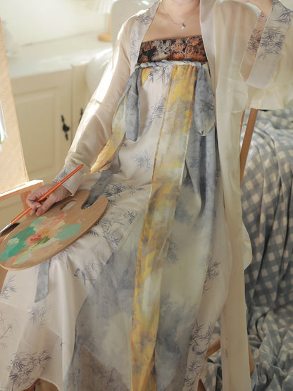 Zhou Meng 周梦 - Tang Dynasty Qixiong Ruqun Style Modern Dress
