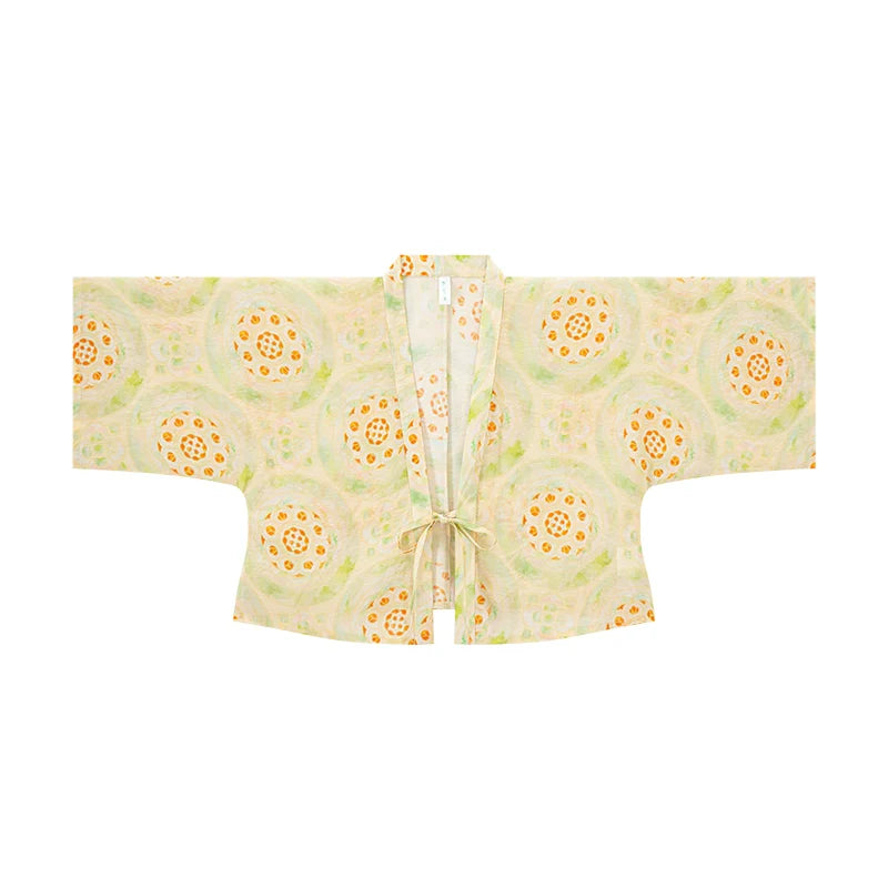 Pastoral Symphony 田园交响 - Tang Dynasty New Chinese Style Cotton Bloomers Outfit (Preorder)